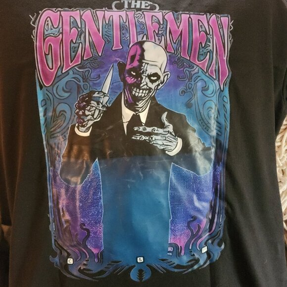 Gentlemen 100% Cotton Black Short Sleeve Unisex T Shirt NWT Fan Cult Classic NWT - Picture 7 of 7
